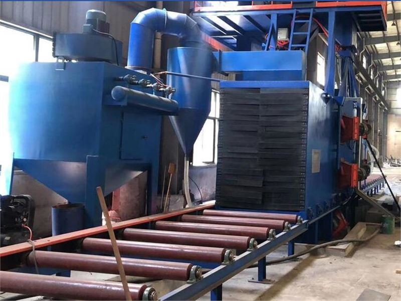 河南拋丸機(jī)分享通過式拋丸機(jī)清理原理與工藝